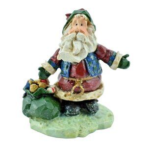 Vintage 1998 Christmas Fantasy Ltd Wonderland Santa Collection Christmas Figure